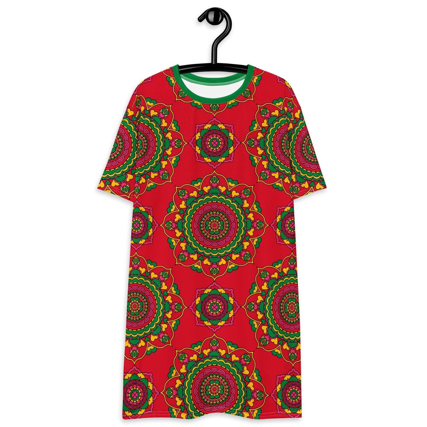 T-Shirt Dress - FOREVERMORE red