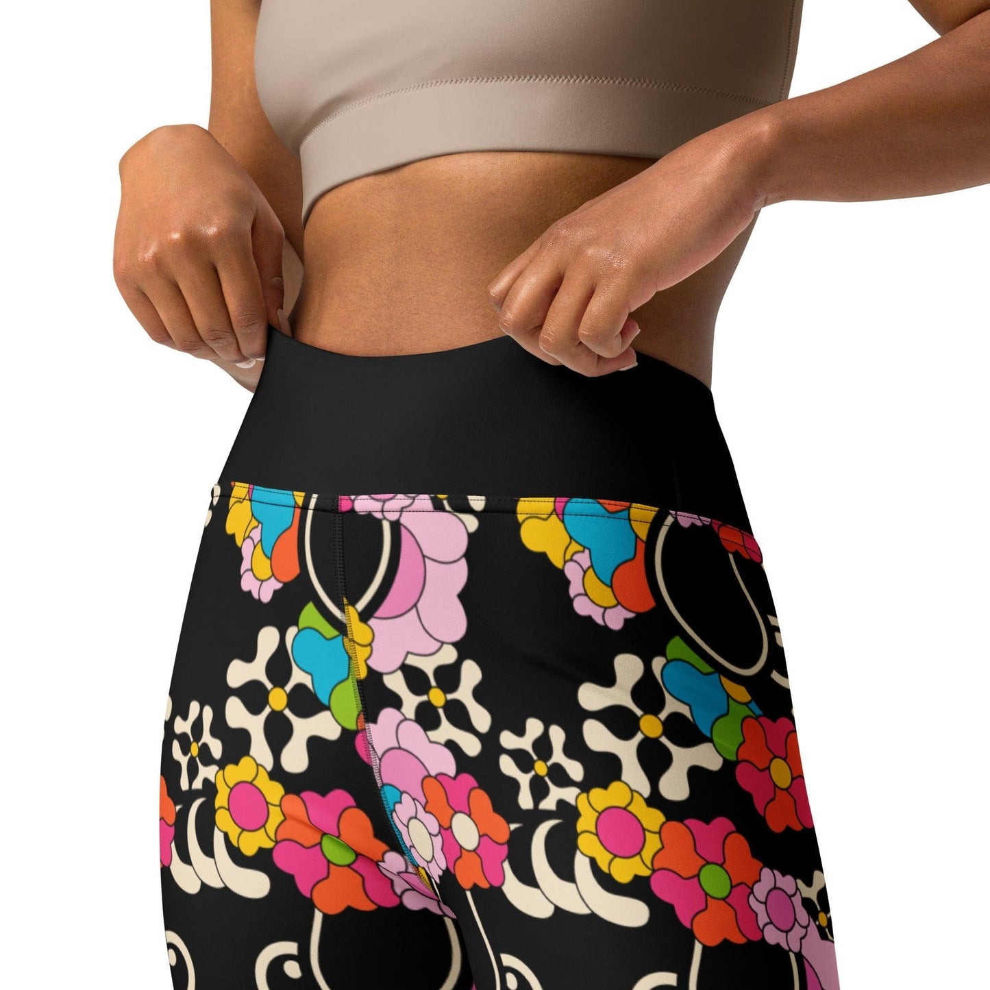 Yoga Leggings -2- FUNKYPUP black