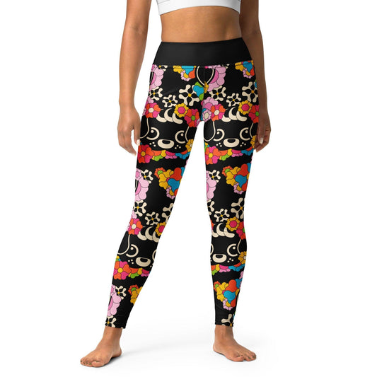 Yoga Leggings -2- FUNKYPUP black