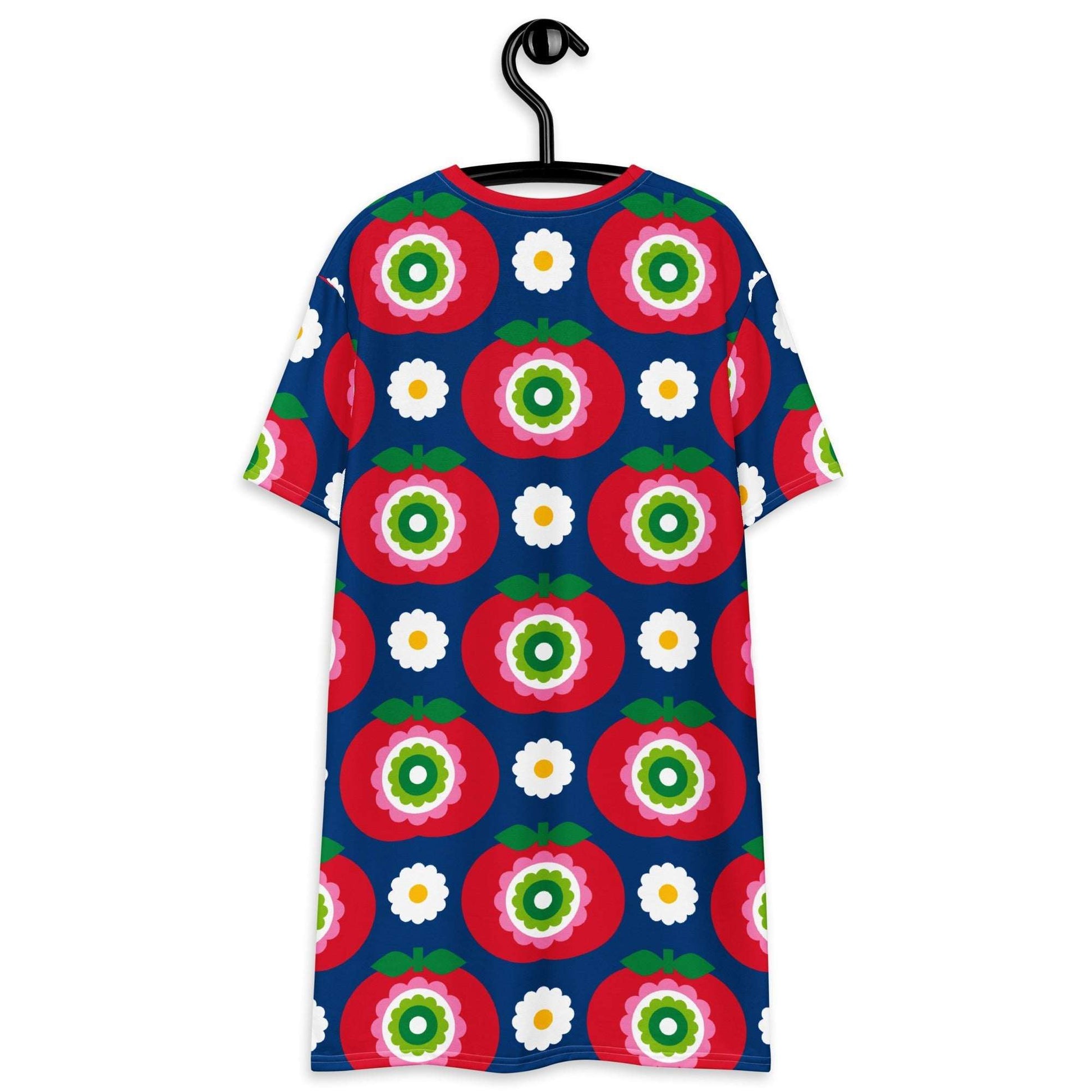 T-Shirt Dress - GRAND APPLE blue