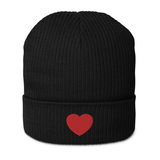 Beanie - HEART red