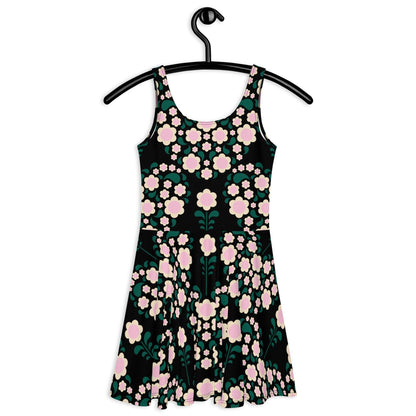 Skater Dress - HEARTBEAT pink black