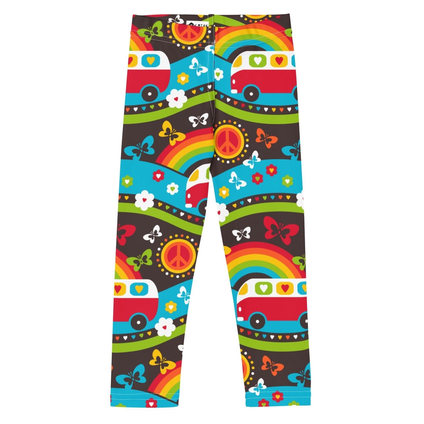 Kids' Leggings -2- HIPPIE DAY rainbow