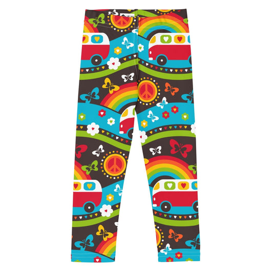 Kids' Leggings -2- HIPPIE DAY rainbow