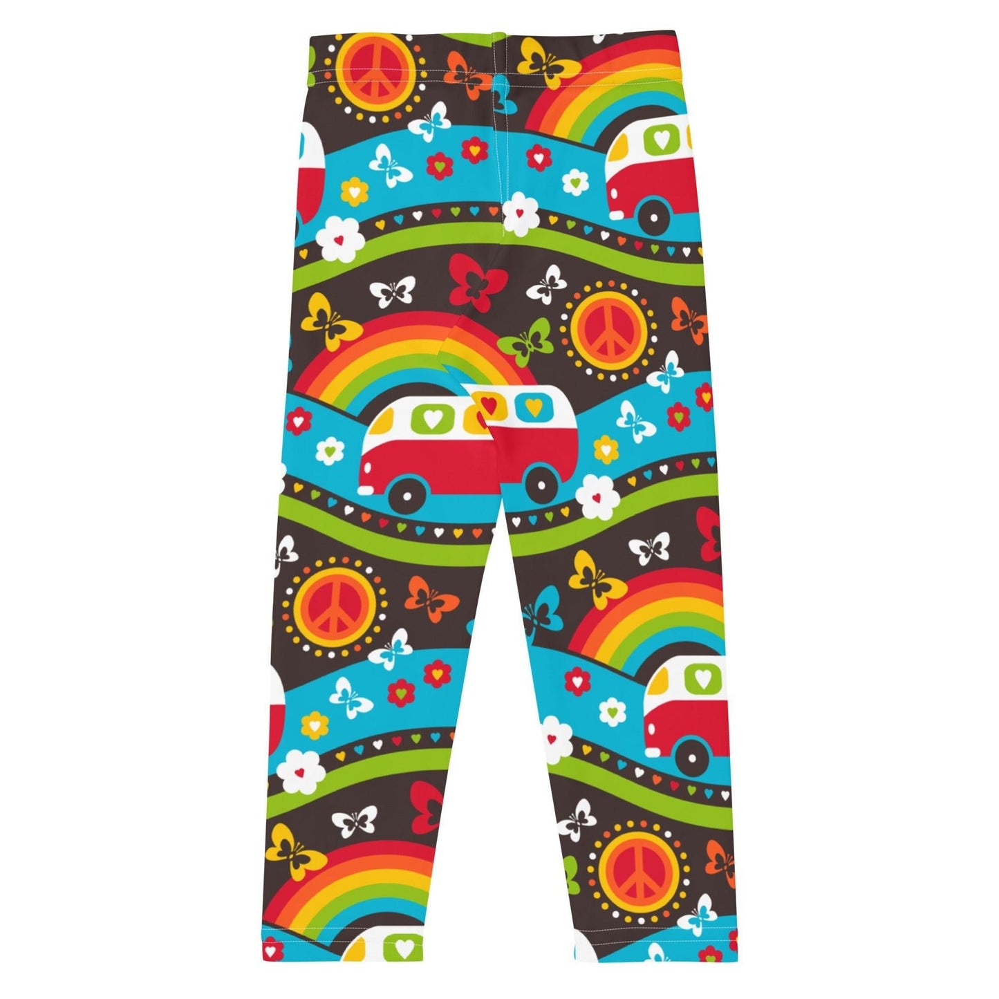 Kids' Leggings -2- HIPPIE DAY rainbow
