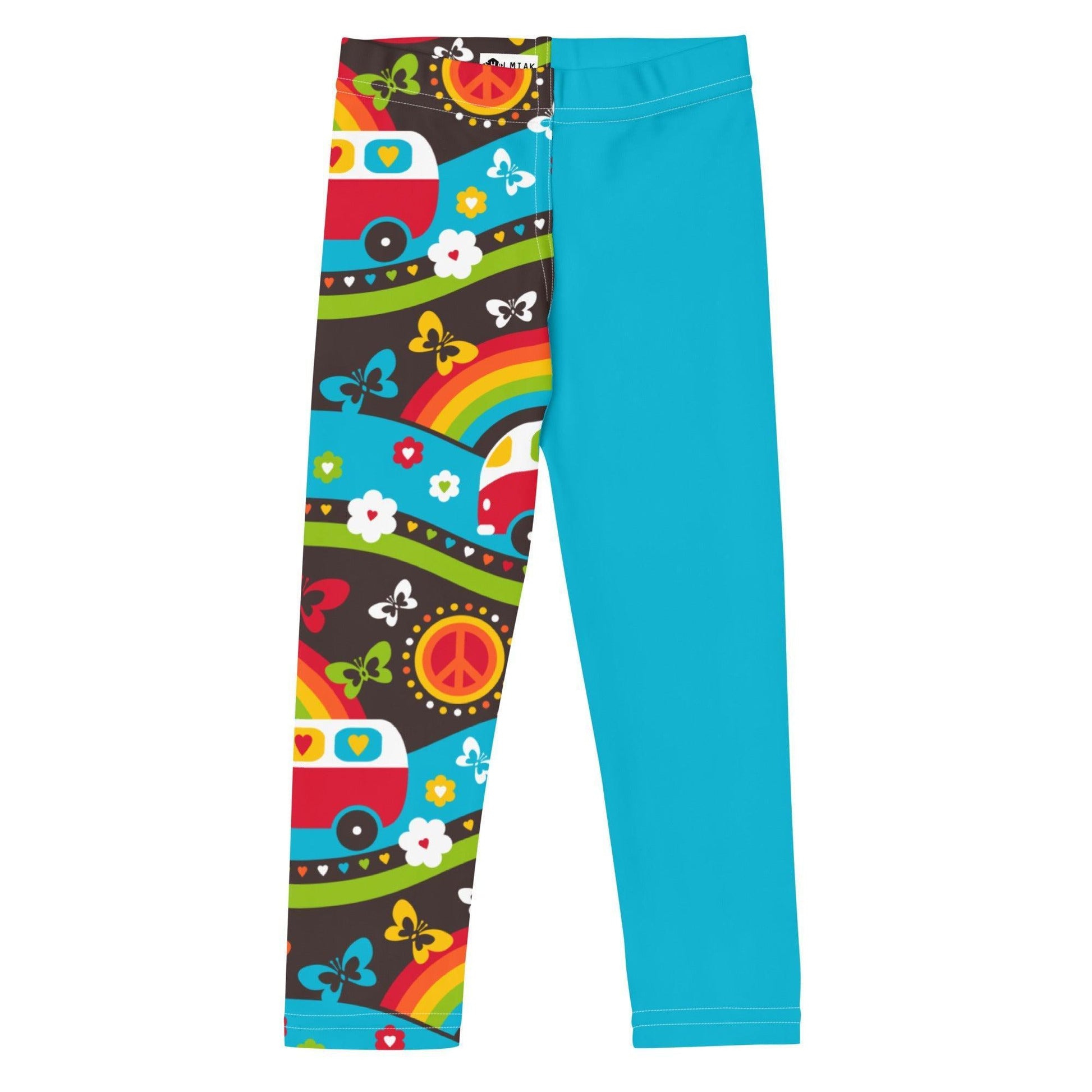 Kids' Leggings - HIPPIE DAY rainbow