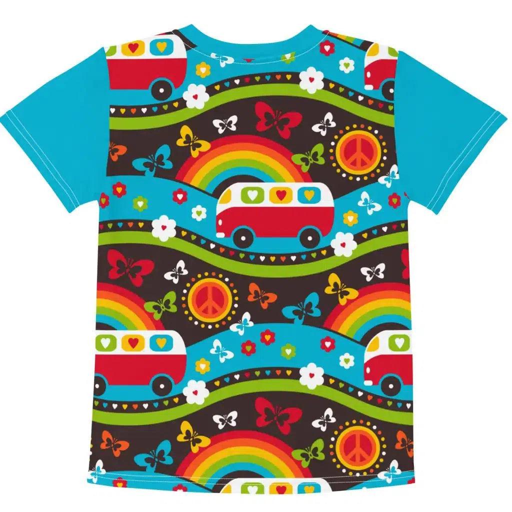 Kids' T-Shirt - HIPPIE DAY rainbow