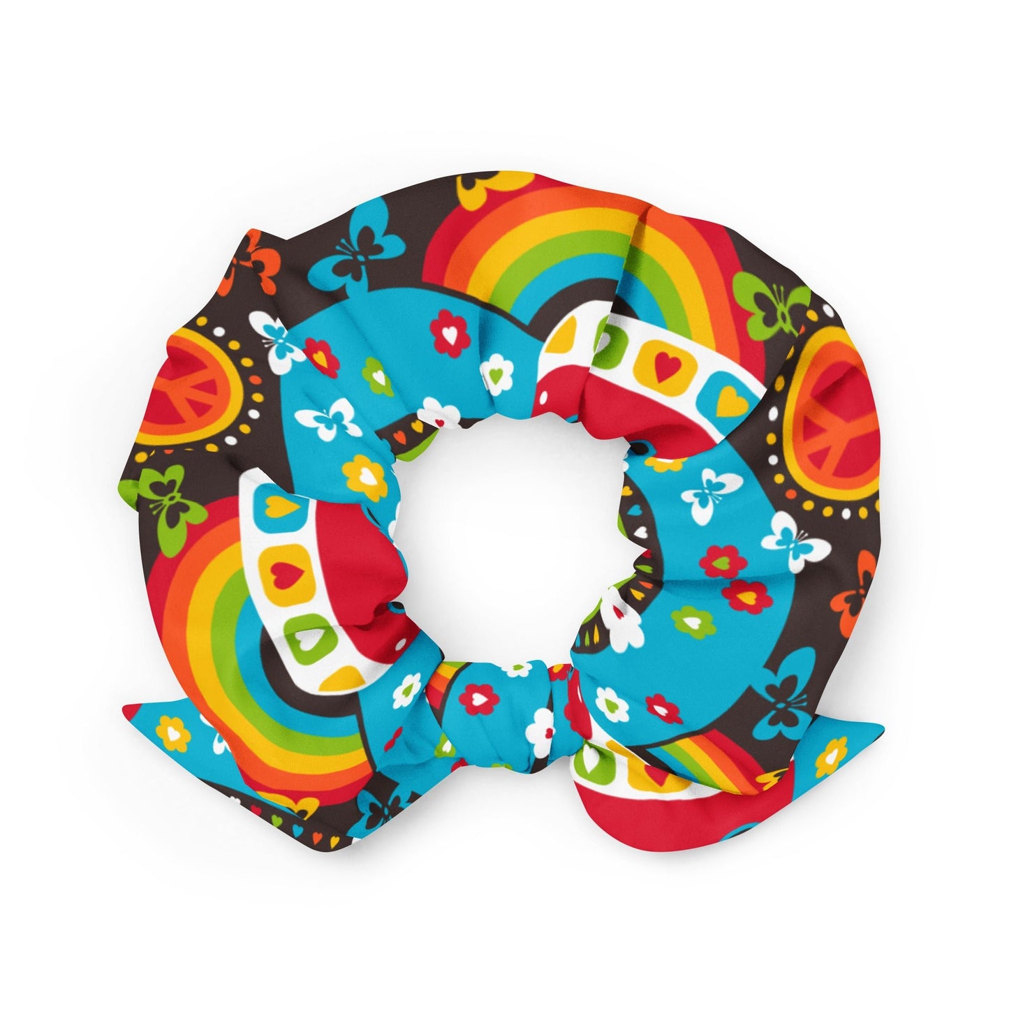 Scrunchie - HIPPIE DAY rainbow