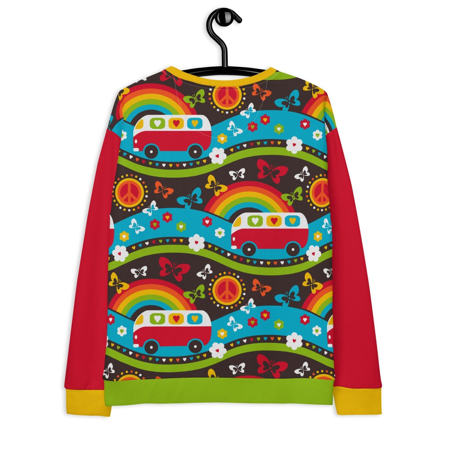 Sweatshirt - HIPPIE DAY rainbow