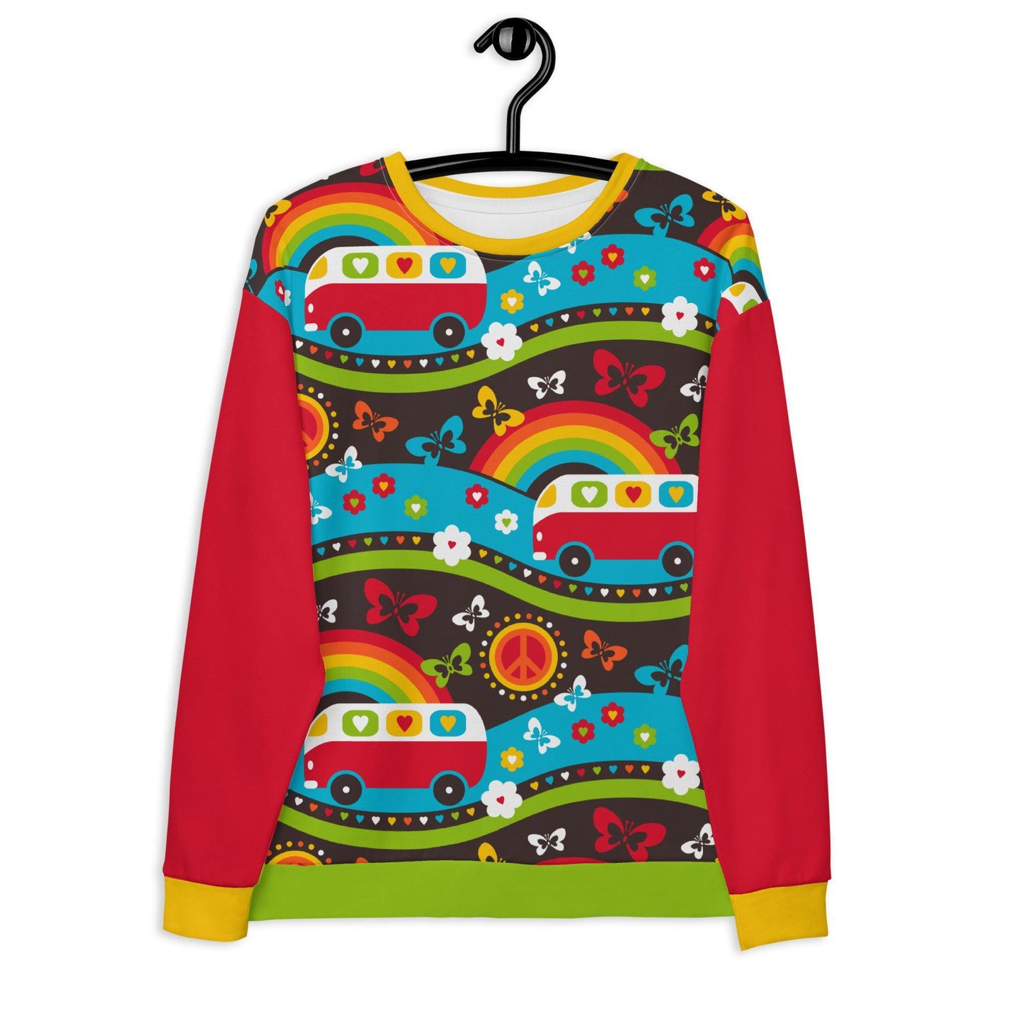 Sweatshirt - HIPPIE DAY rainbow