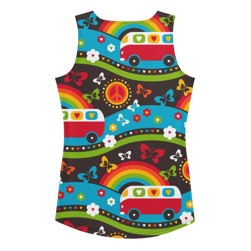 Tank Top - HIPPIE DAY rainbow