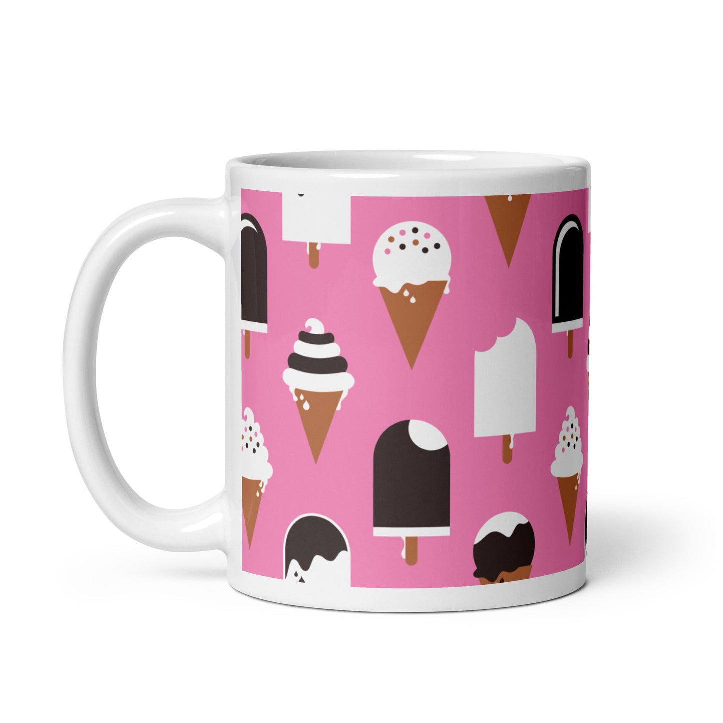 Mug - JÄDE pink - Happy ice cream print