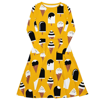 Midi Dress - JADE yellow