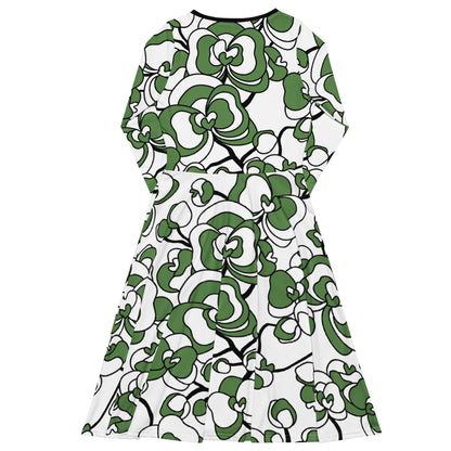Midi Dress - JUBILEE simply green