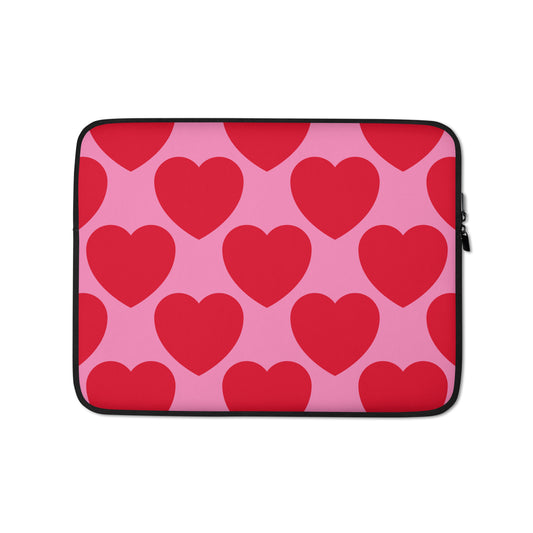 Laptop Sleeve - ELLIE LOVE red | SHALMIAK