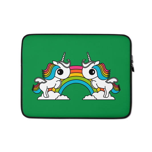 Laptop Sleeve - UNIQUE green | SHALMIAK
