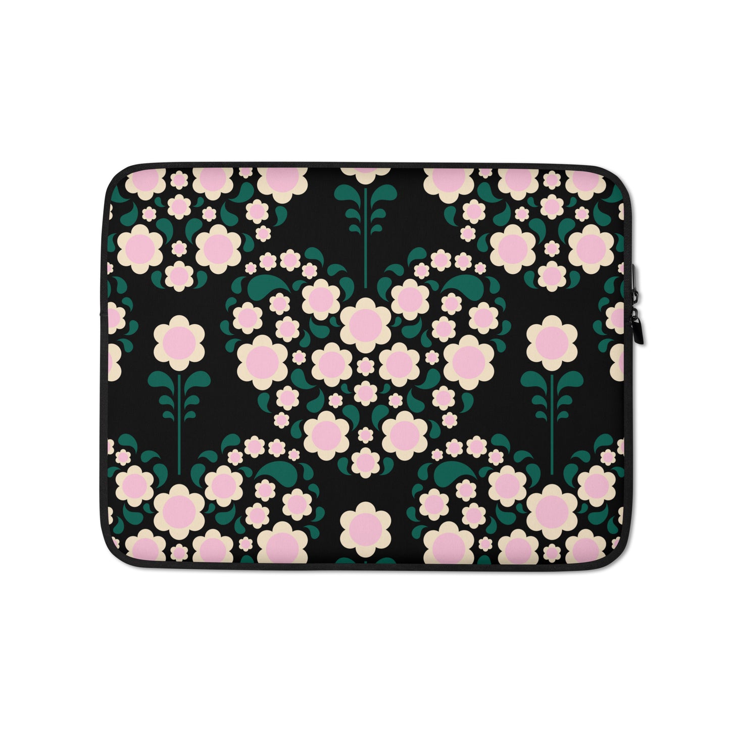 Laptop Sleeve - HEARTBEAT pink black | SHALMIAK