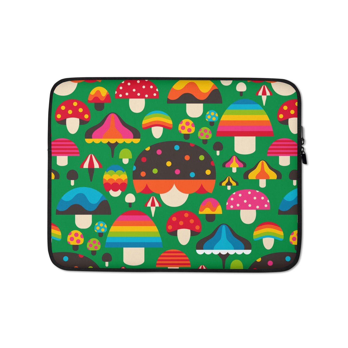 Laptop Sleeve - MUSHROOM MANIA green | SHALMIAK