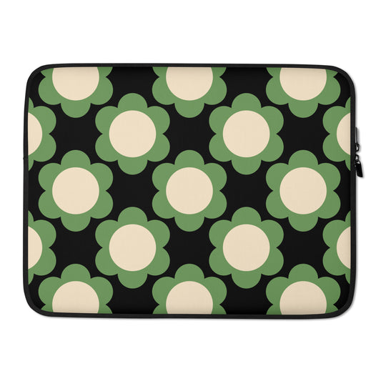 Laptop Sleeve - ELLIE green black | SHALMIAK