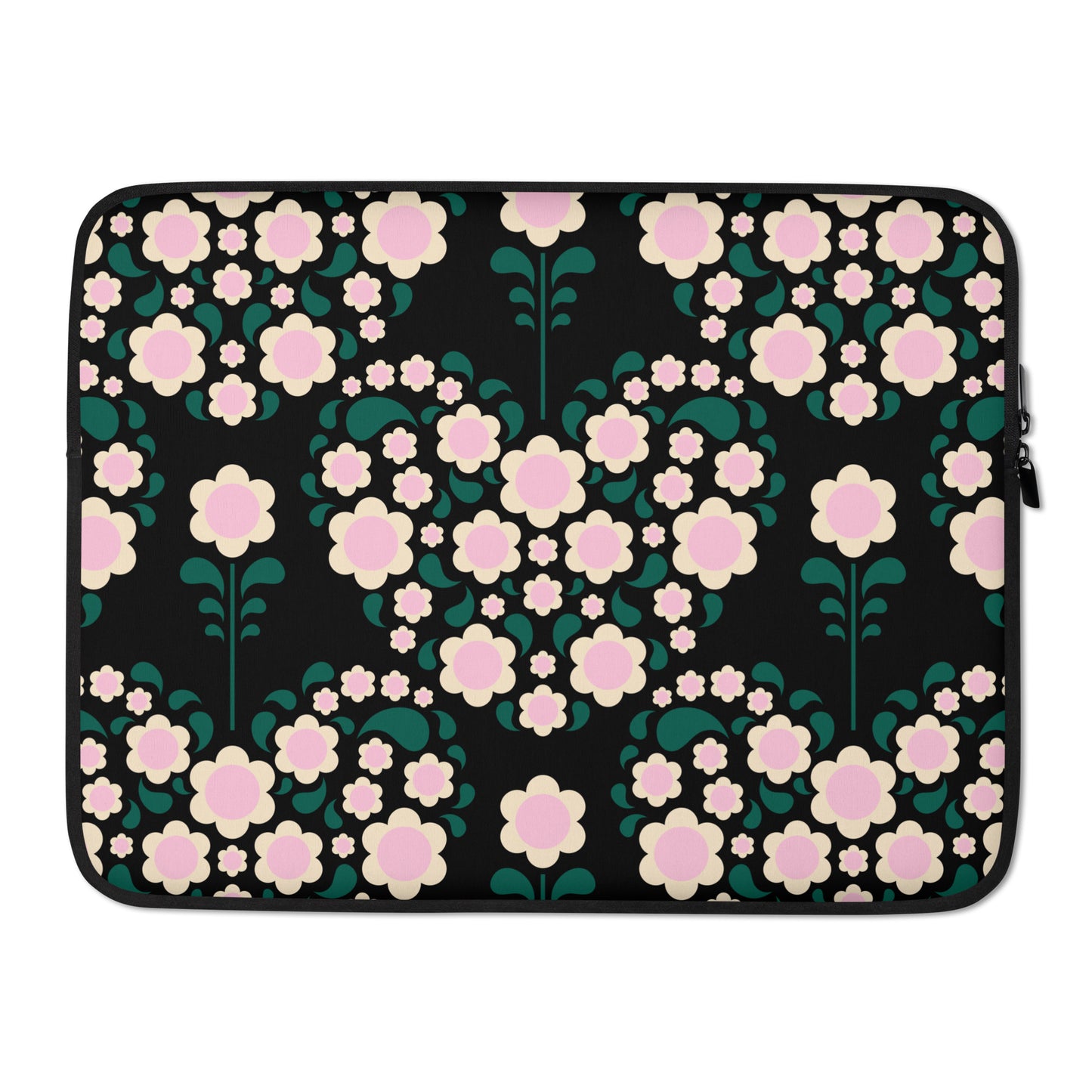 Laptop Sleeve - HEARTBEAT pink black | SHALMIAK
