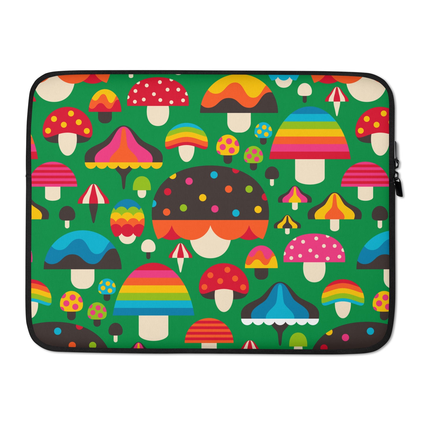 Laptop Sleeve - MUSHROOM MANIA green | SHALMIAK