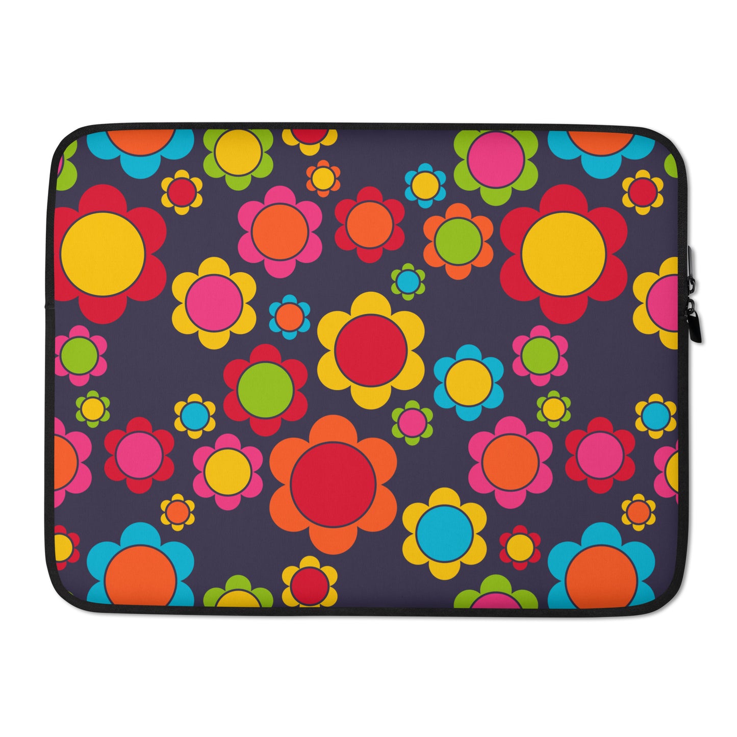 Laptop Sleeve - FLORA PEACE darkblue | SHALMIAK