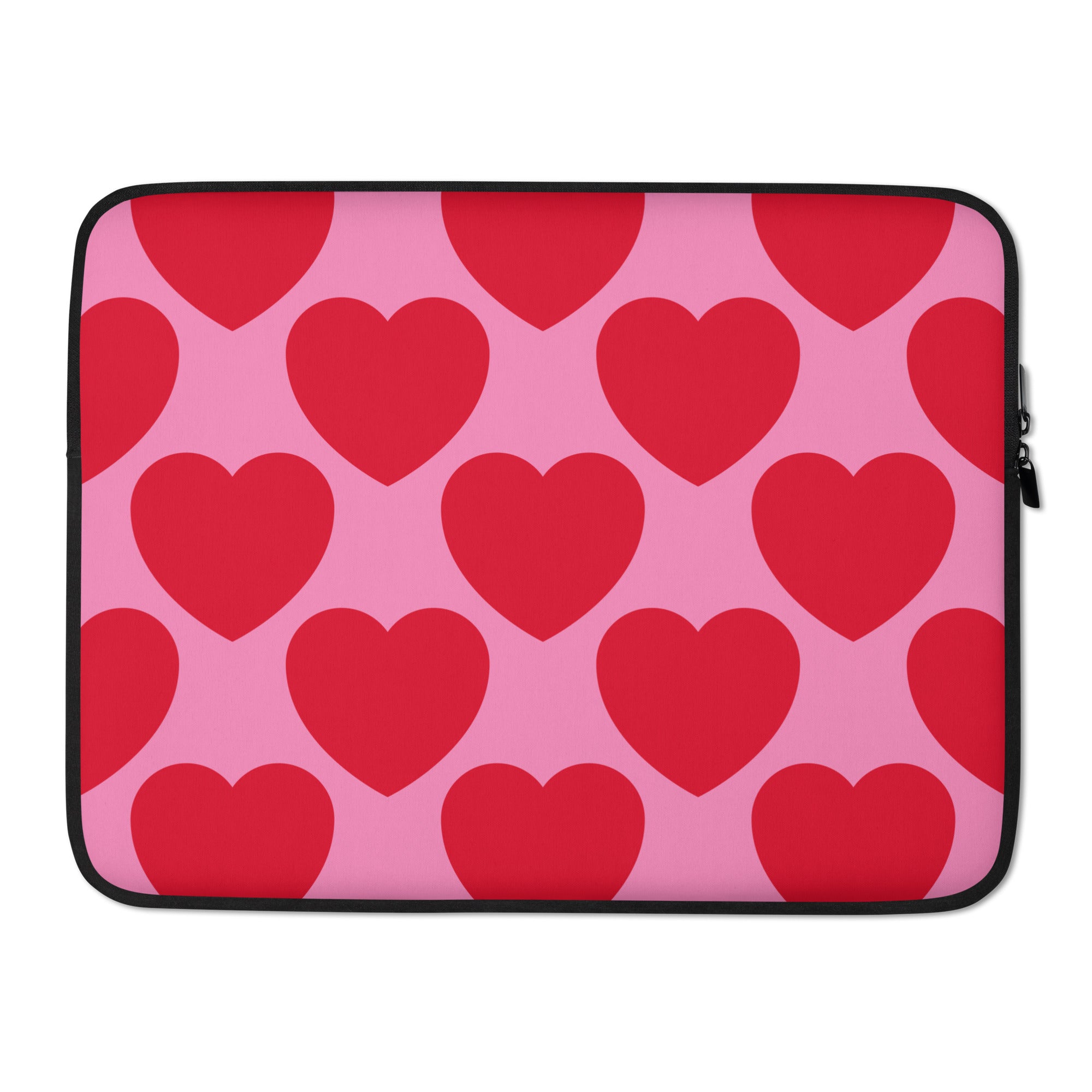 Laptop Sleeve - ELLIE LOVE red - Bold Heart Print