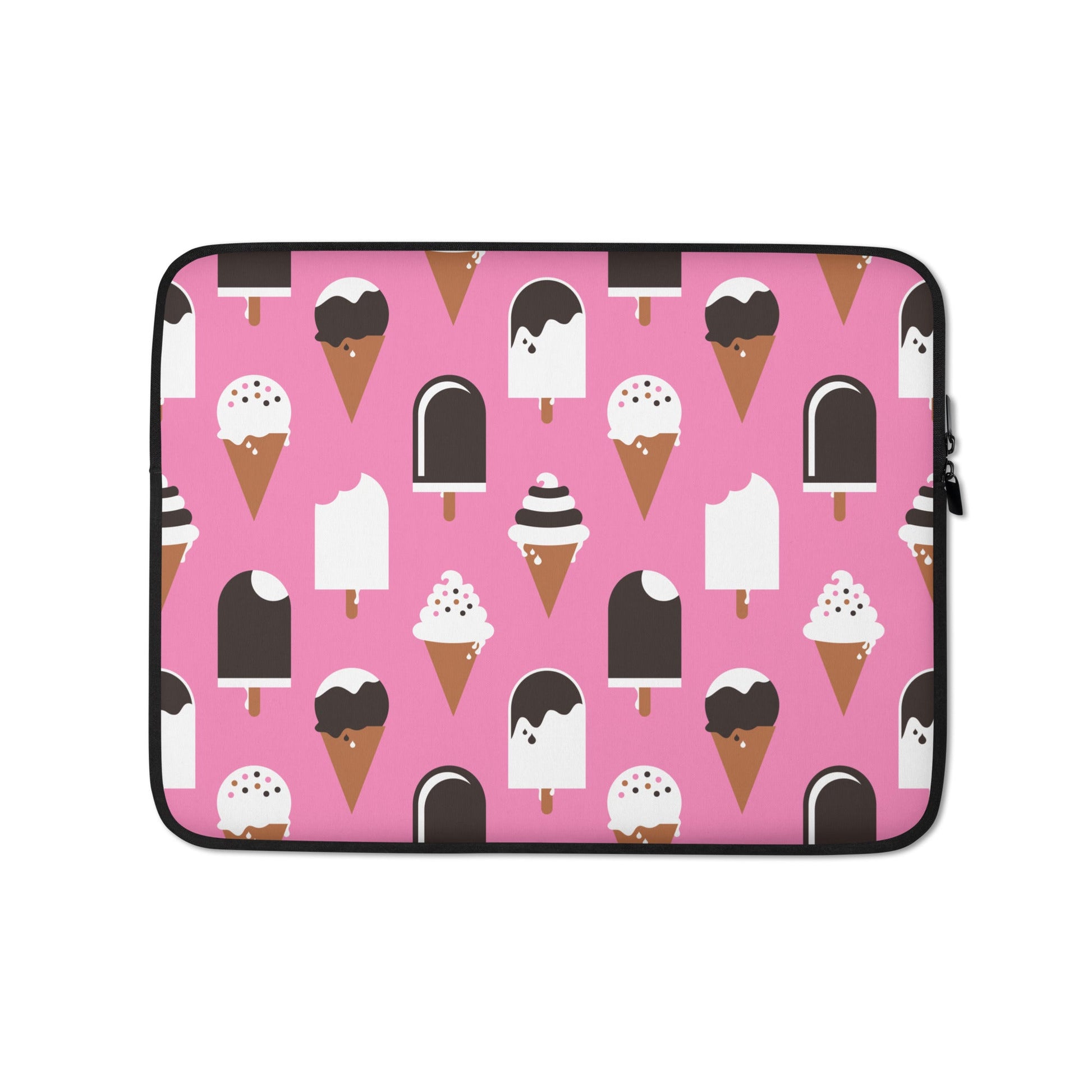 Laptop sleeve - JÄDE pink - Happy ice cream print 13″