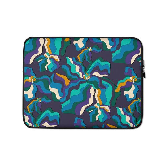 Laptop Sleeve - SASSY IRIS purple