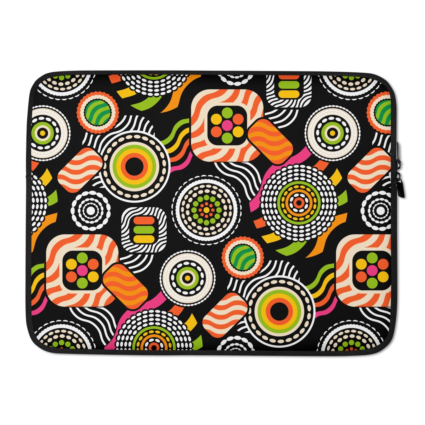 Laptop sleeve - SUSHIPOPS - Colorful sushi print 15″