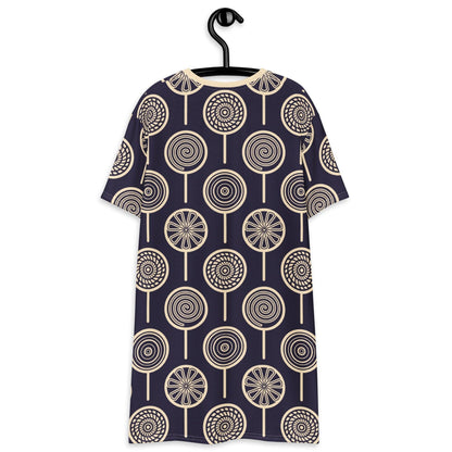 T-Shirt Dress - LOLLY dark blue