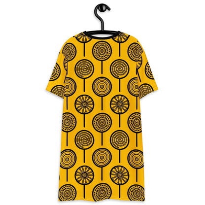 T-Shirt Dress - LOLLY yellow