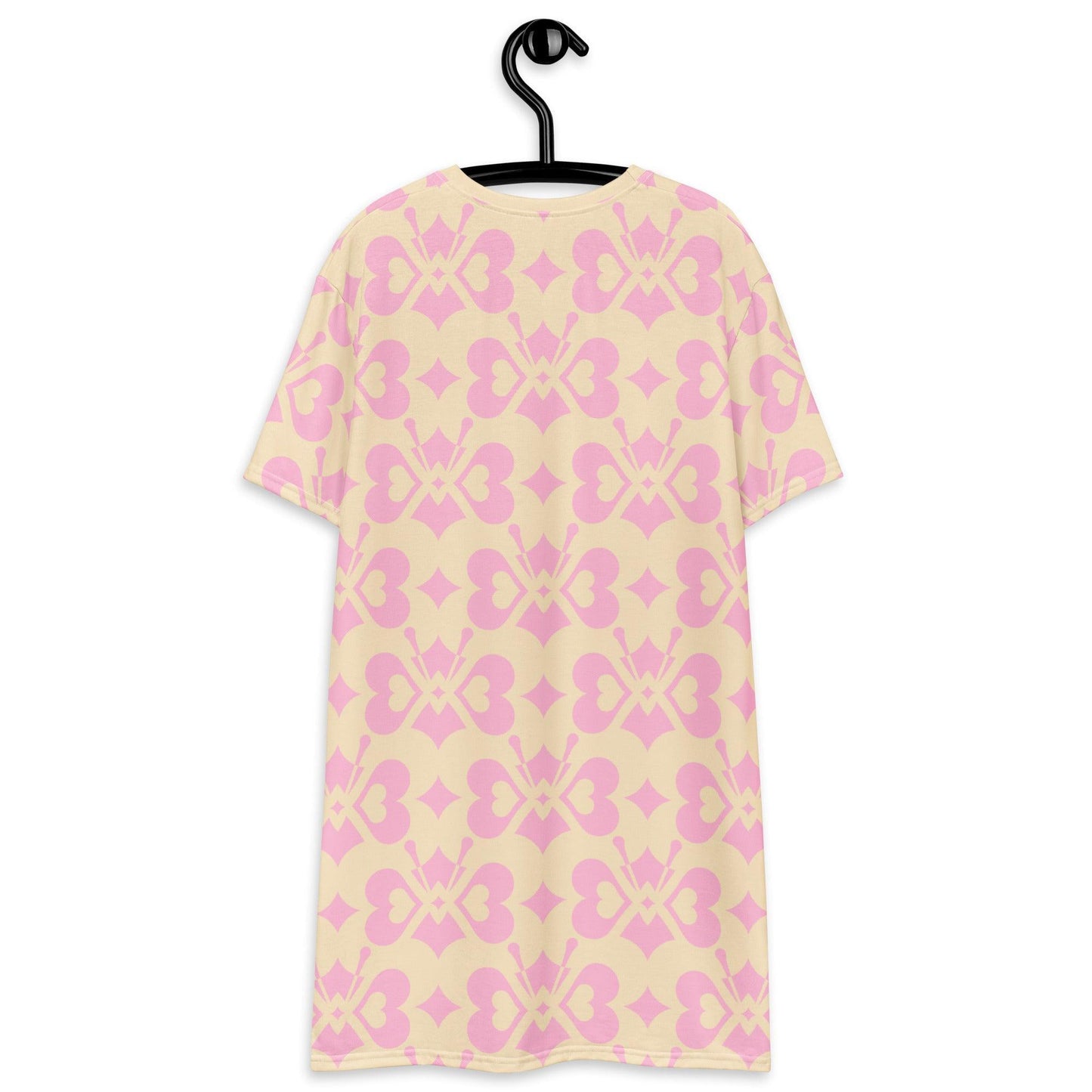 T-Shirt Dress - LOVE BUTTERFLY tenderpink