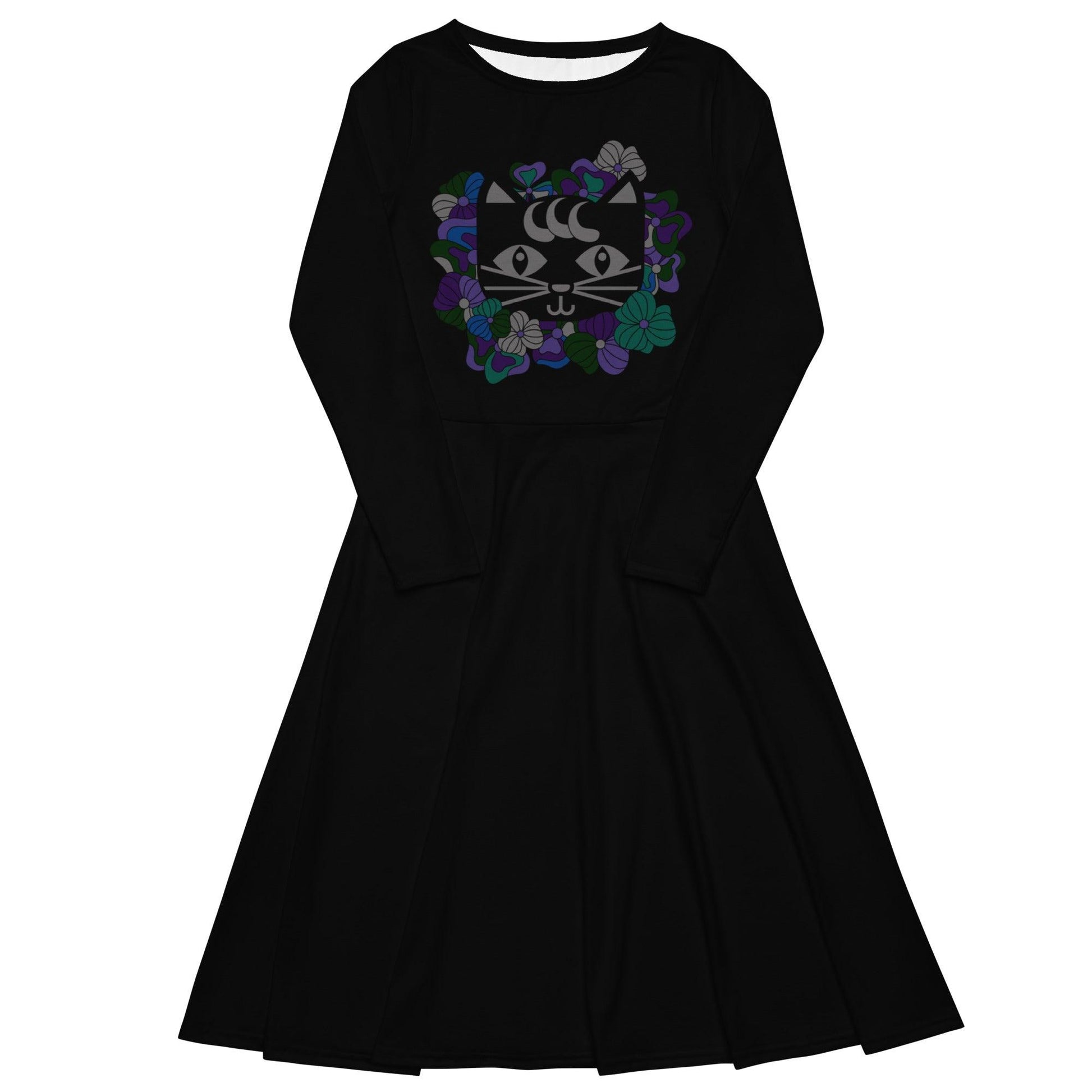 Midi Dress - MAGICAT mystic (cat)