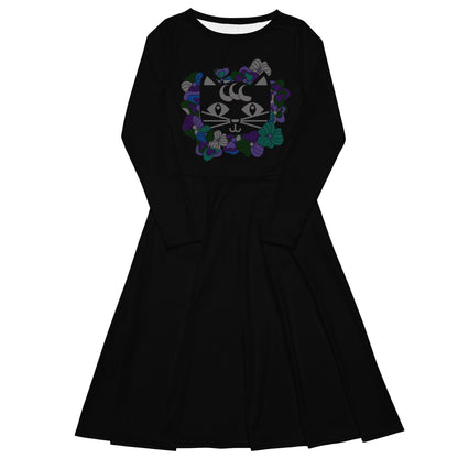 Midi Dress - MAGICAT mystic (cat)