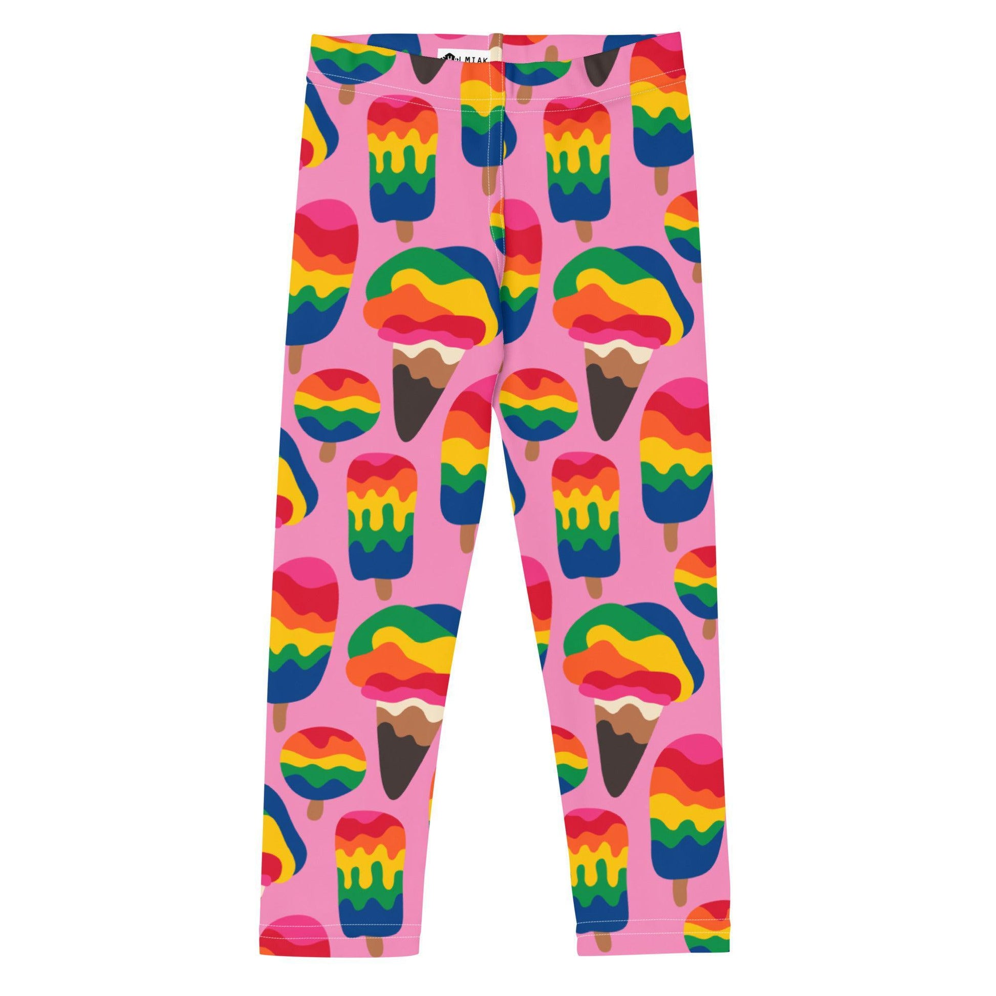 Kids' Leggings -2- MANIC ICE pink