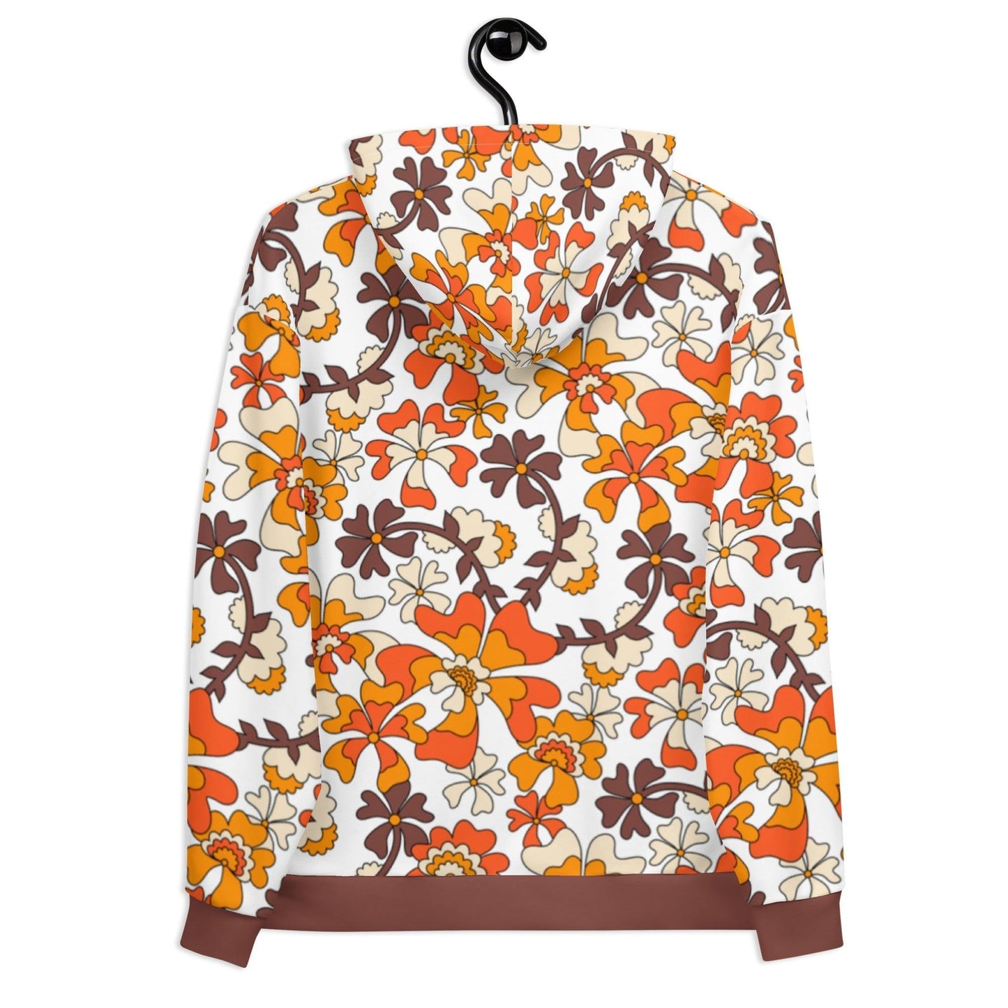 Hoodie - MISS PENNY orange white