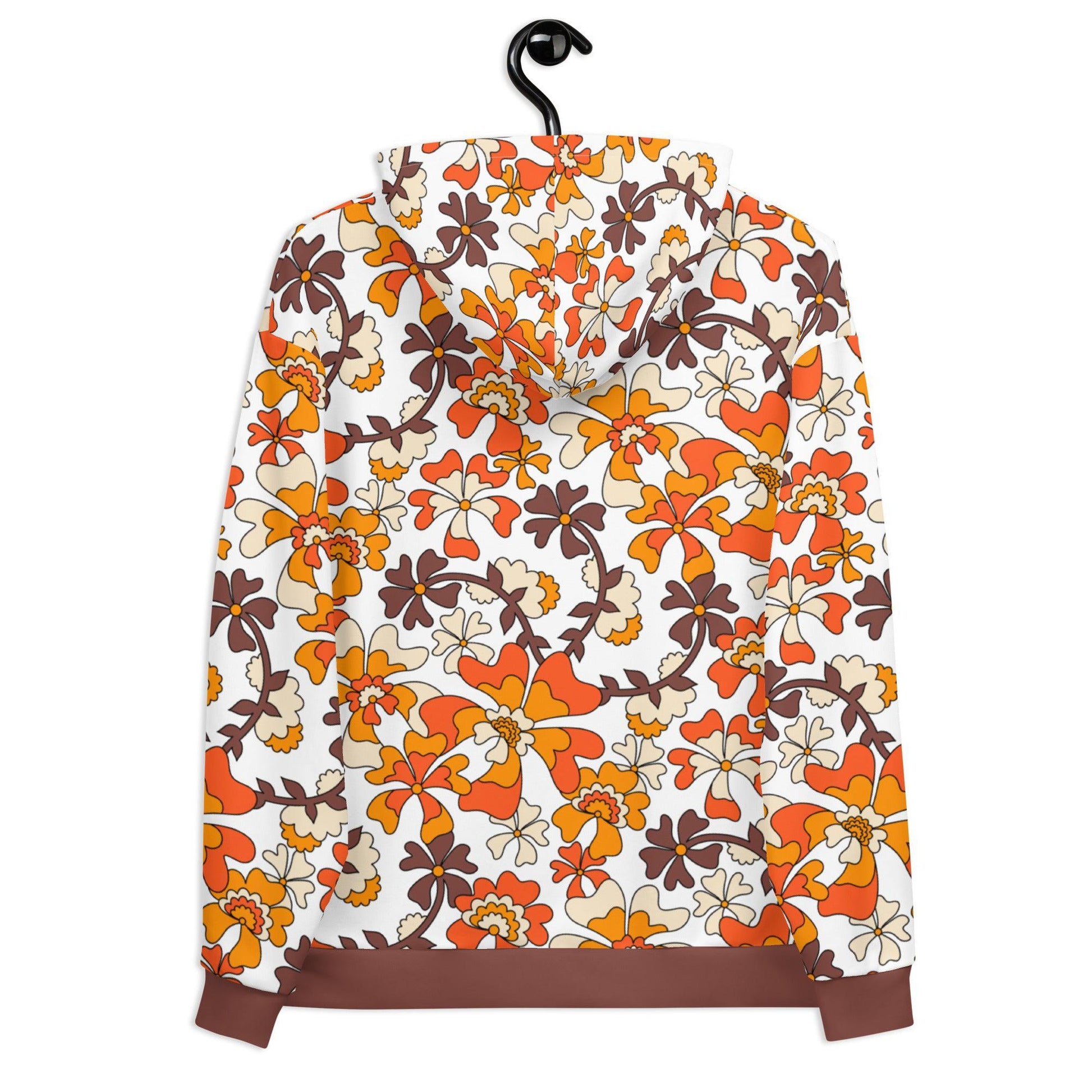 Hoodie - MISS PENNY orange white