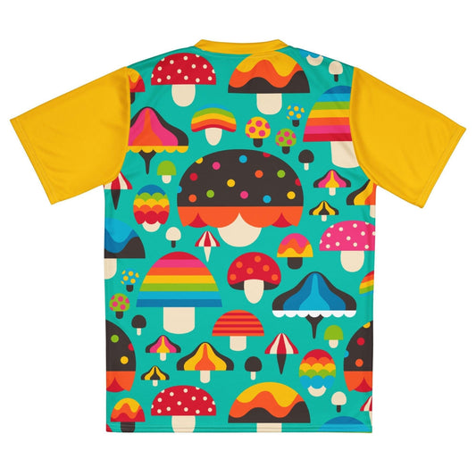 Sports Jersey - MUSHROOM MANIA mint - Colorful mushroom print 6XL