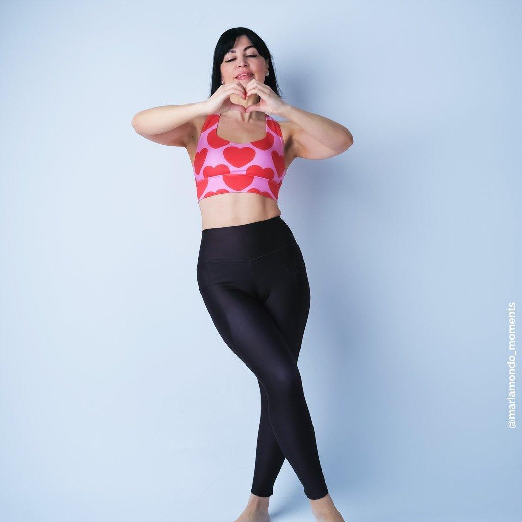 OUTLET - LEGGINGSIT TASKUILLA - BLACK - KOKO S