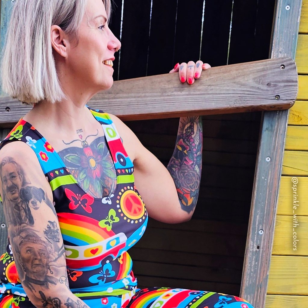 Tank Top - HIPPIE DAY rainbow