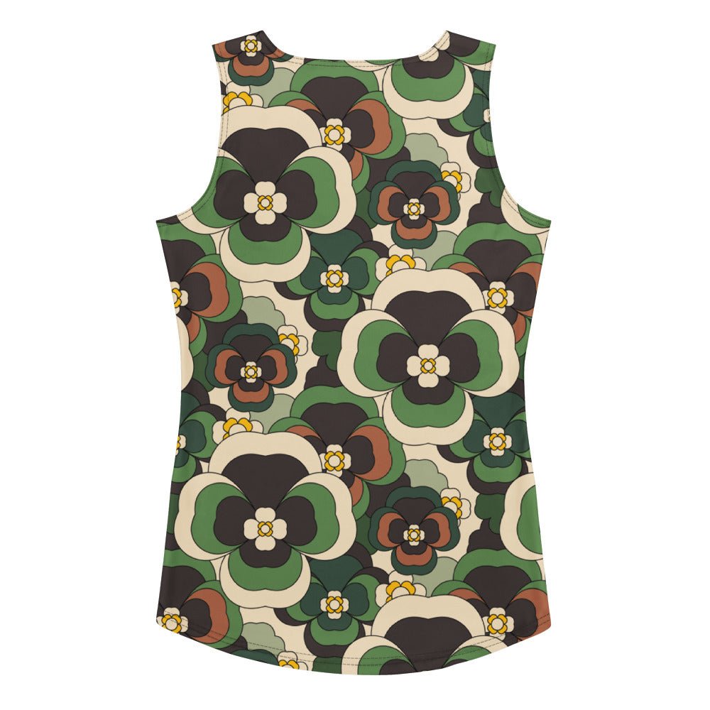 Tank Top - PANSY FANTASY green