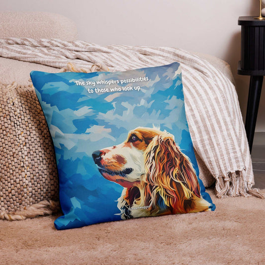Pillow Case - The sky whispers possibilities to those who look up 22″×22″