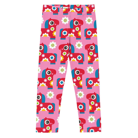 Kids' Leggings -2- PONY BLOOM pink