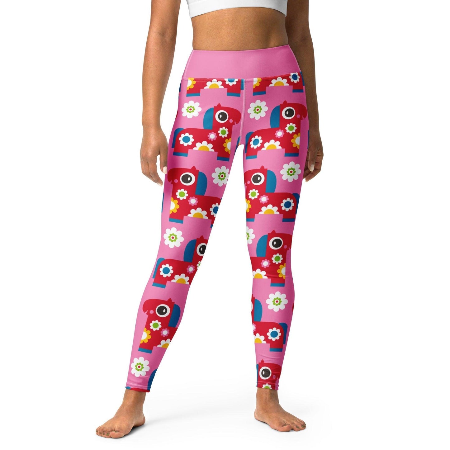 Yoga Leggings -2- PONY BLOOM pink