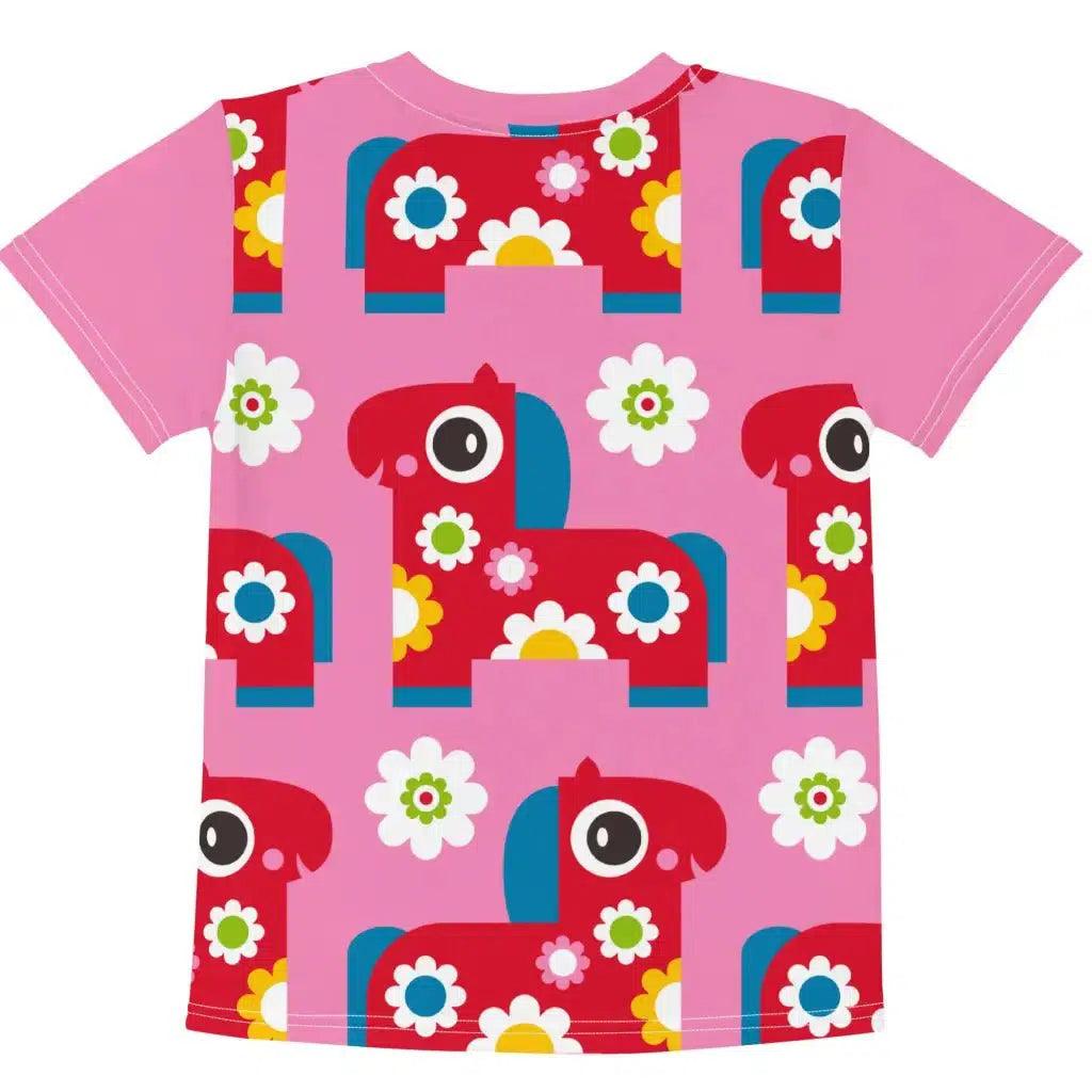 Kids' T-Shirt - PONY BLOOM pink