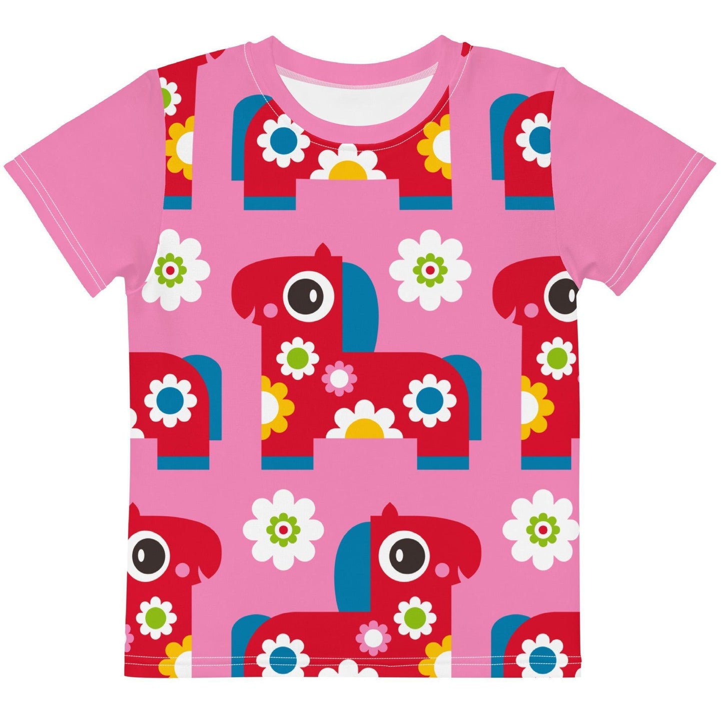 Kids' T-Shirt - PONY BLOOM pink