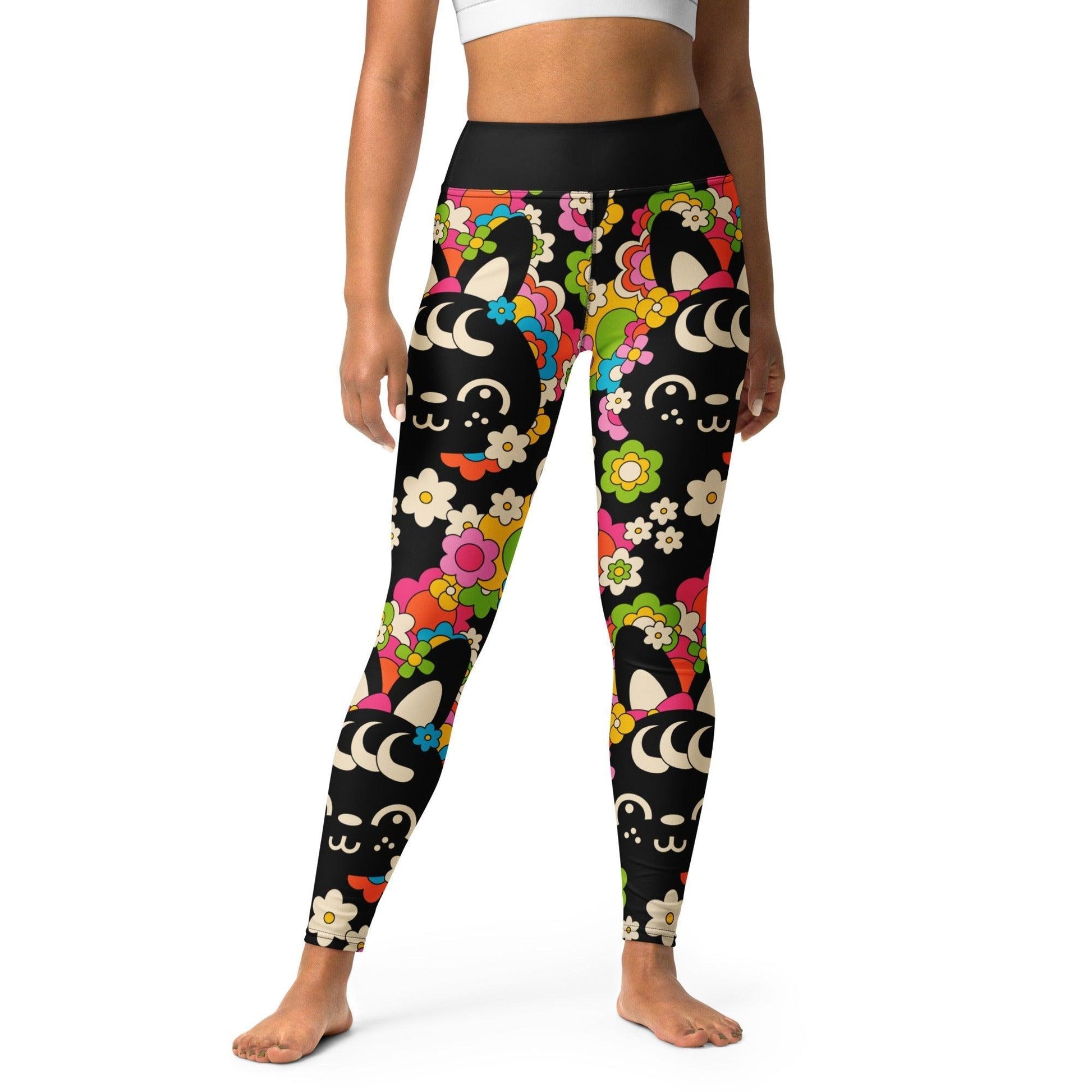 Yoga Leggings -2- POPBUNNY black