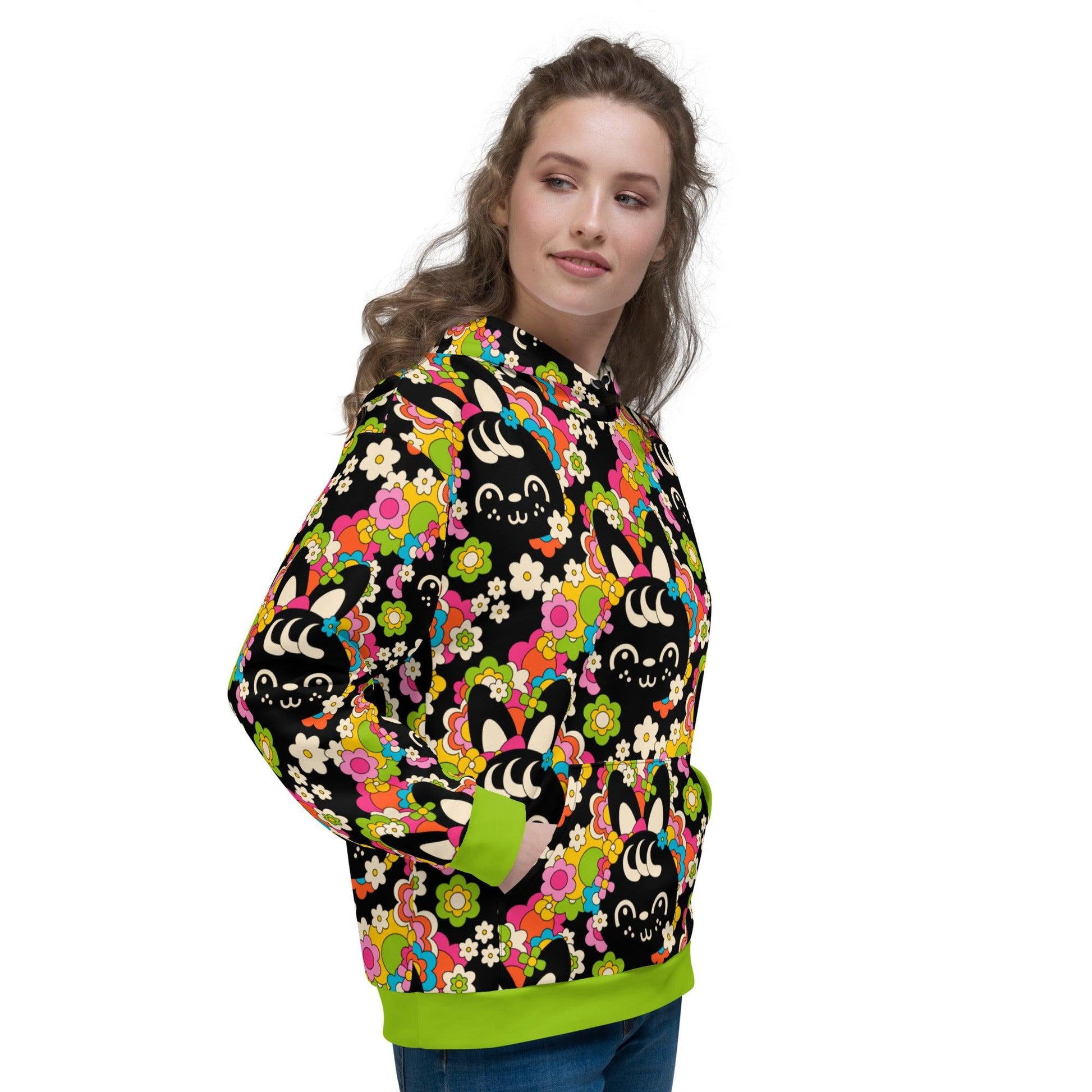 Hoodie - POPBUNNY black