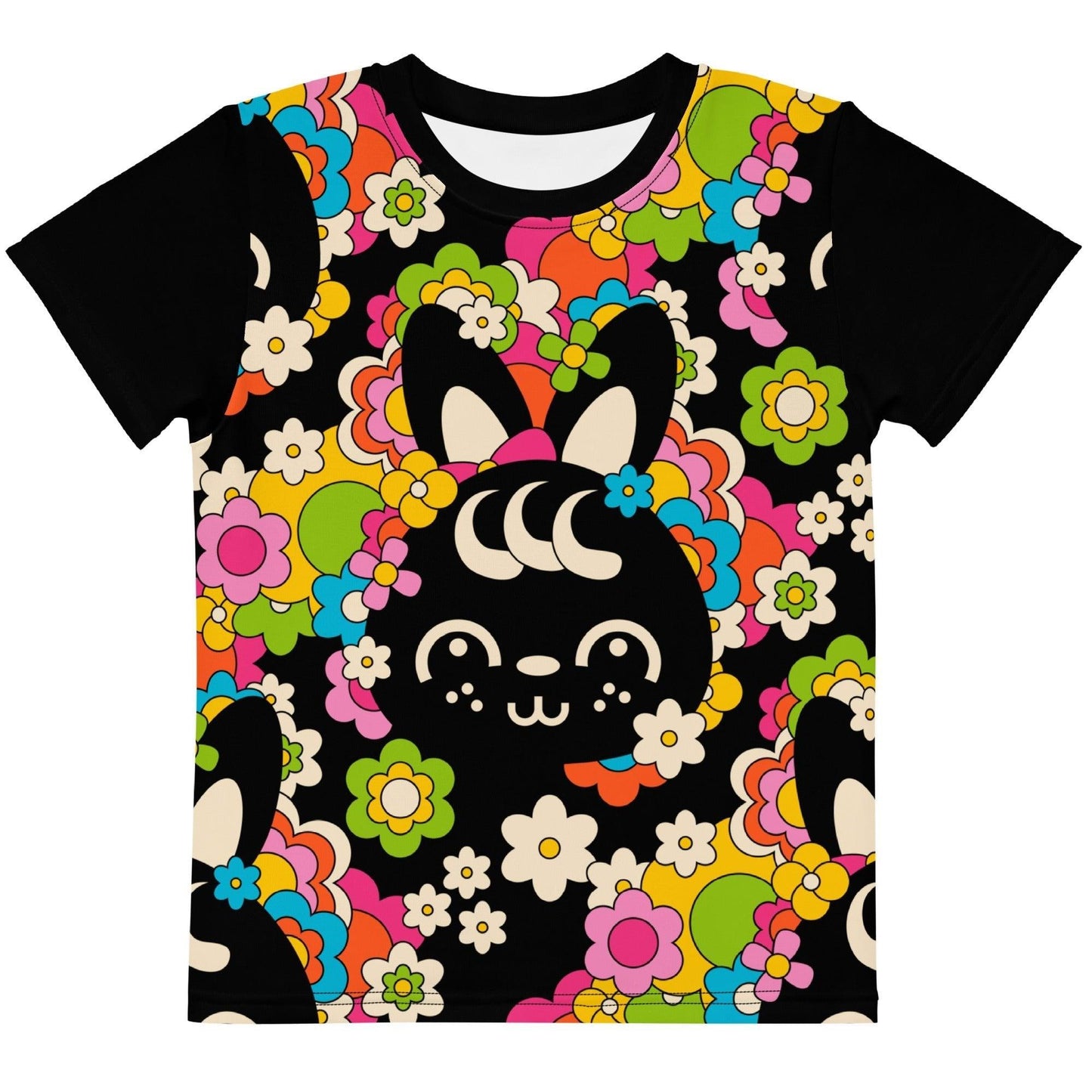 Kids' T-Shirt - POPBUNNY black